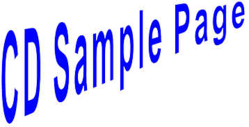 CD Sample Page